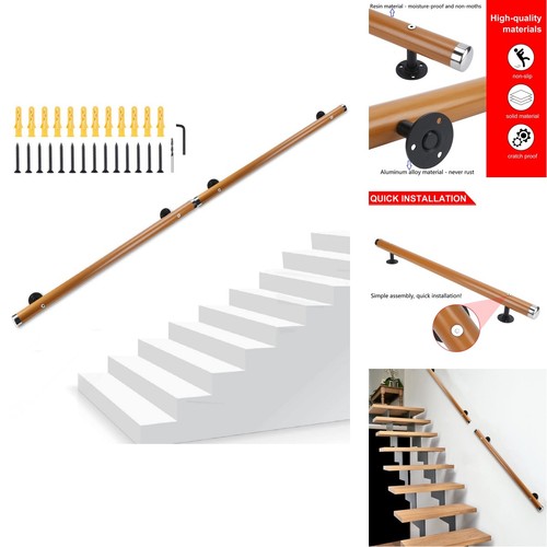 Dakzhou6 61ft wooden handrail - wooden,