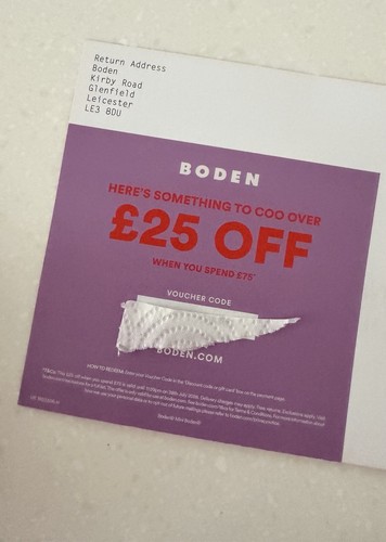 Boden voucher off - boden, £75