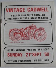 CADWELL 21 Sep 1969 Motorcycle