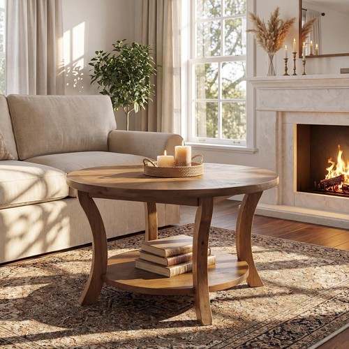 Farmhouse round solid - round,