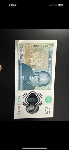 Ak47 note - £5,