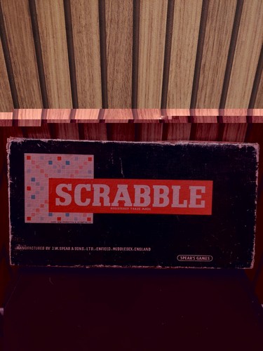 Retro 1955 scrabble board - retro,