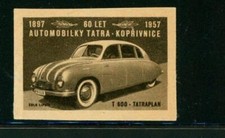 Czech Match Box Label