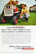 BOLENS 'Husky' Lawn Mower ADVERT (Arnold Palmer 2) Vintage 1968 Print Ad 684/135