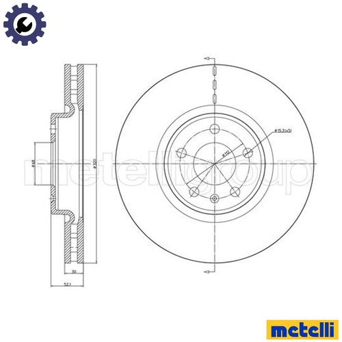 Brake disc 1249c for - 2x, 23-1249c