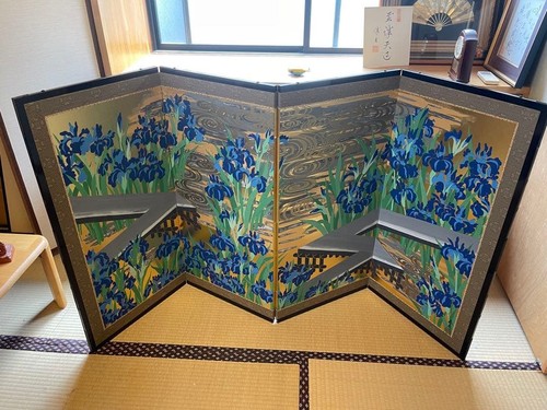 Japanese byobu panel - japanese,