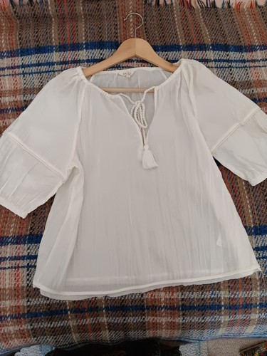 Hush white blouse - white,
