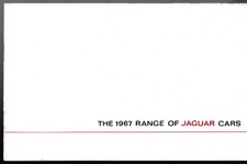 Jaguar Range 1966-1967 UK Market Brochure Mark 2, S-Type, 420, 420G & E-Type 4.2