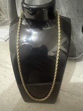 18 Inch 22 carat Gold Filled Rope Chain Necklace 14.4g Jewellery Gift