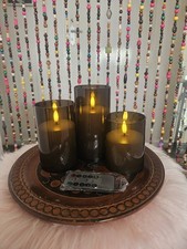 Led flameless flickering black - led,