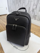 prada calf leather backpack
