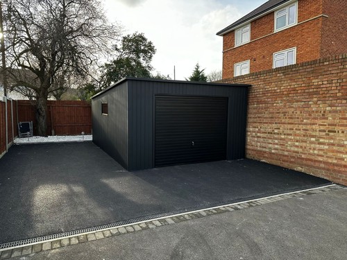 Metal building garden - metal,