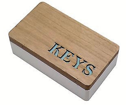 Lundby wooden key storage - storage, box-