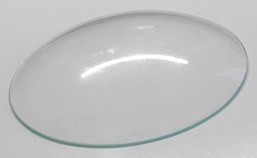 Clock glass mineral - glass, diam.