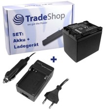 Battery 2100mAh + charger for Canon Legria FS-307 HF21 HF200 chip