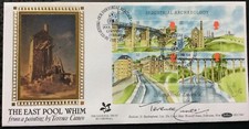 Trains, Artist TERENCE CUNEO Signed 25.7.1989 Industrial Archaeology FDC