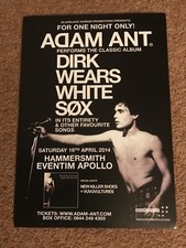 ADAM ANT - DIRK WEARS WHITE