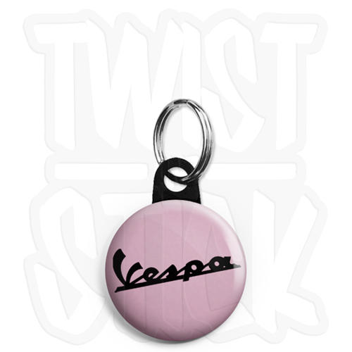 Vespa classic logo keyring - -,