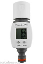 Garden tap water Flow measure Meter,digital display measures up to 1000L
