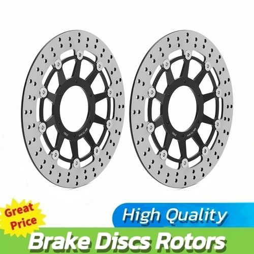 Pair front brake discs rotors - front,