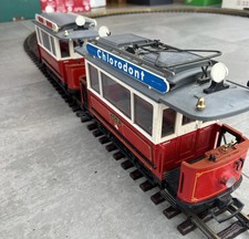 LGB G Gauge tramcar set