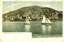 1905 postcard sailing vessels off BARMOUTH Merionethshire