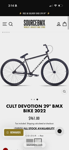 2022 cult devotion 29in bike - cult,