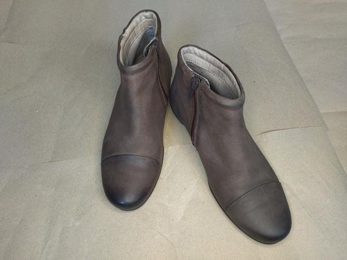 Women ecco boots brown leather - women,