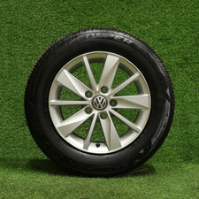 15" VW Polo Single Alloy Wheel 5x100 5G0601025AA Genuine Volkswagen spare tyreX1