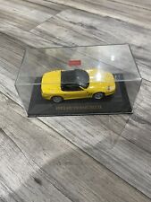 Ferrari 550 Barchetta Yellow 1/43 ixo altaya On Base Miniature With Box