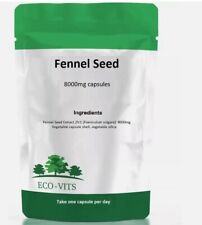 Fennel Seed 8000mg Capsules – Digestive Health & Natural Detox Support