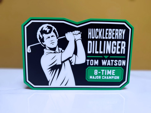 Tom watson golf wall - watson, plaque