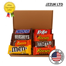 American Top Brands Assorted Mini Chocolate Bars - Chocolate Hamper - Pack of 10