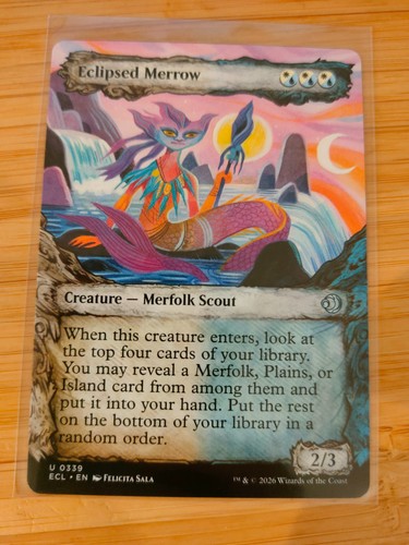 Mtg eclipsed merrow - mtg, (showcase)
