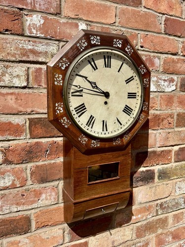 Fusee clock rosewood mother - clock, &