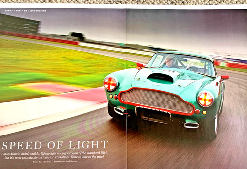Aston martin db4 - aston, lightweight