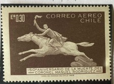 CHILE 1969 air post Manuel