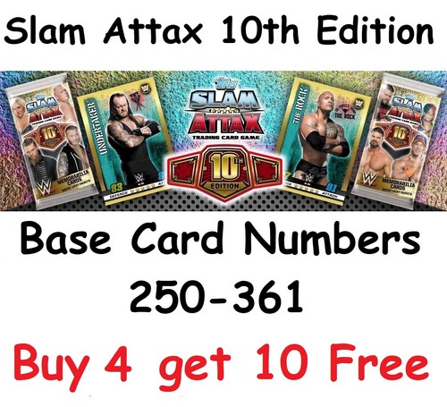 Wwe slam attax 10th edition - wwe,