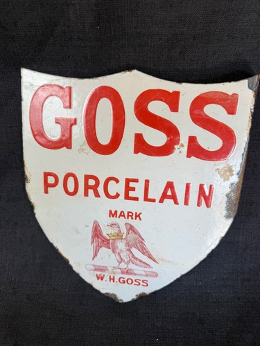 Antique goss porcelain - antique, enamel
