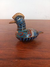 Chinese Cloisonne Blue Red And