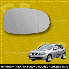 For Nissan Almera / Almera Tino wing mirror glass 00-06 Right side Wide Angle