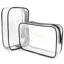 Clear travel toiletries - travel,