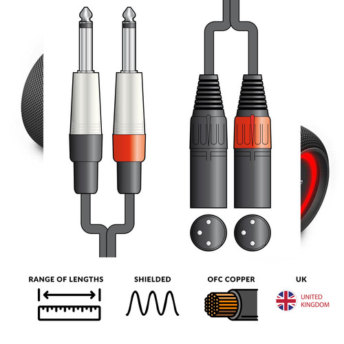 Citronic male xlr 2 x - to,