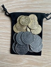 Pirate Treasure Coins Pieces Of Eight 10 Gold Doubloons 10 Silver 2 Reales