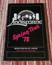 LINDISFARNE: Spring Tour Programme 78. Folk, Rock, Pop, 60s/70s. EXCELLENT.