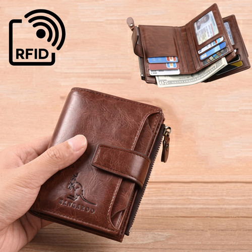 Designer mens leather - leather, wallet