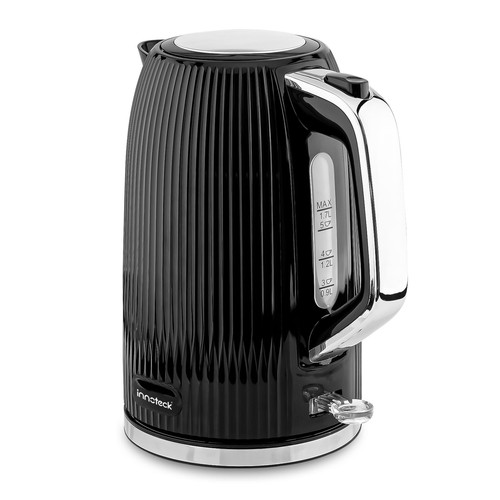 Black electric kettle - black, cordless