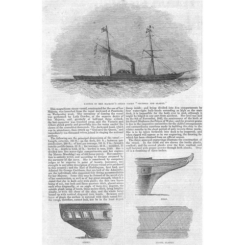 Launch her majesty steam - of,