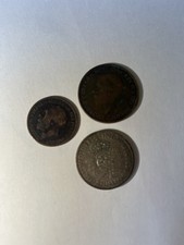 George V.  PENNY  1921 & 1929. Half Penny 1916, 1931, 1933.   Farthing 1915