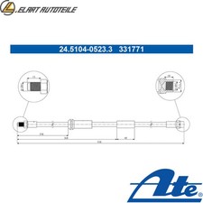 BRAKE HOSE 24.5104-0523.3 FOR